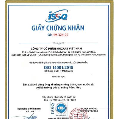 CHỨNG NHẬN ISO